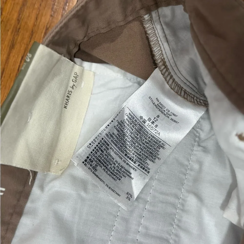 GAP Khaki Skinny Chino Pants Size 8 NWT Workwear Office Casual - Picture 7 of 7